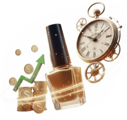 Imagem de esmaltes com graficos